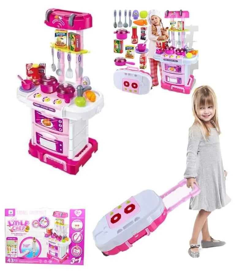 Cuisine valise 3in1 - babyboss toys - pour bébé maroc