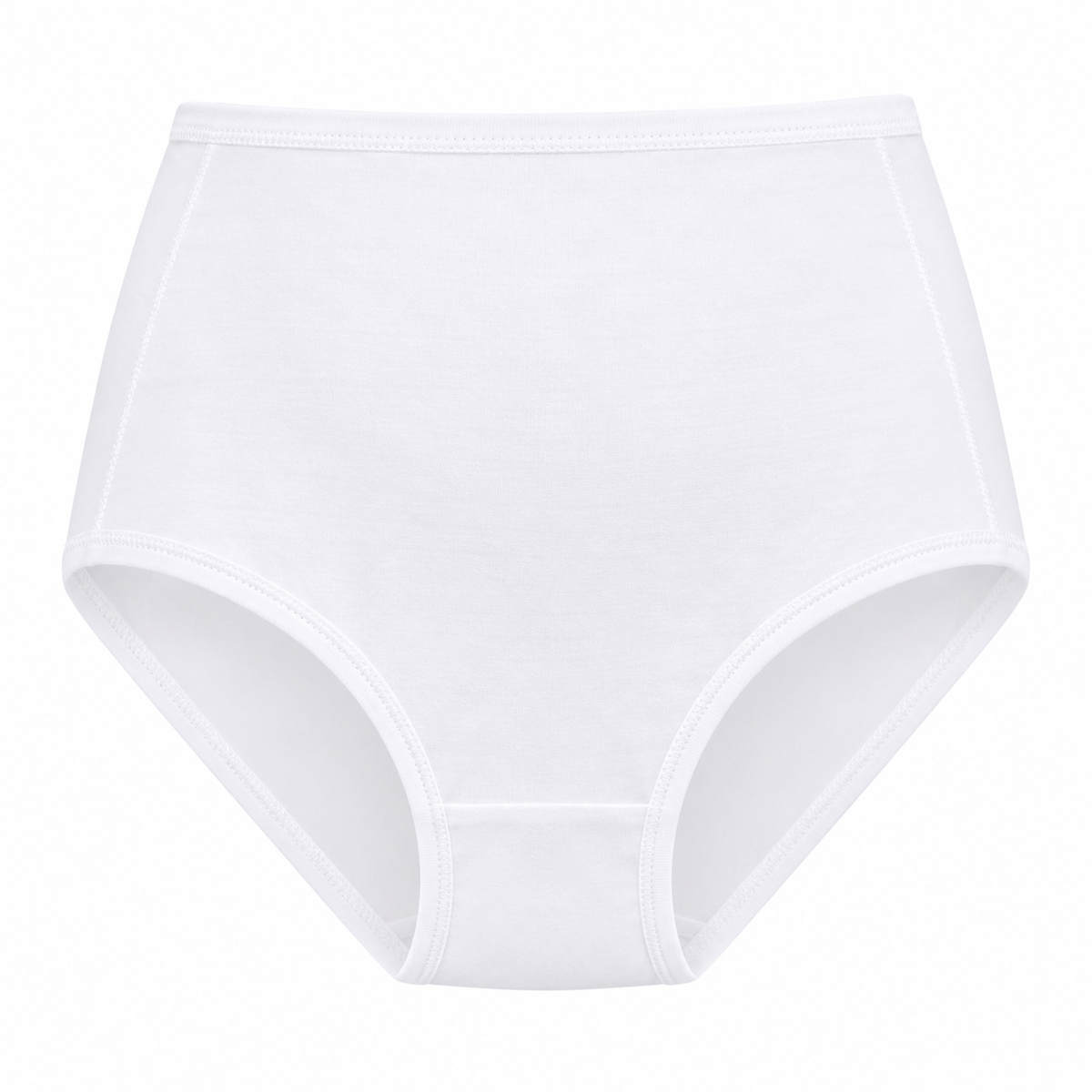 Culotte de grossesse taille haute Rivana blanche, vue de face