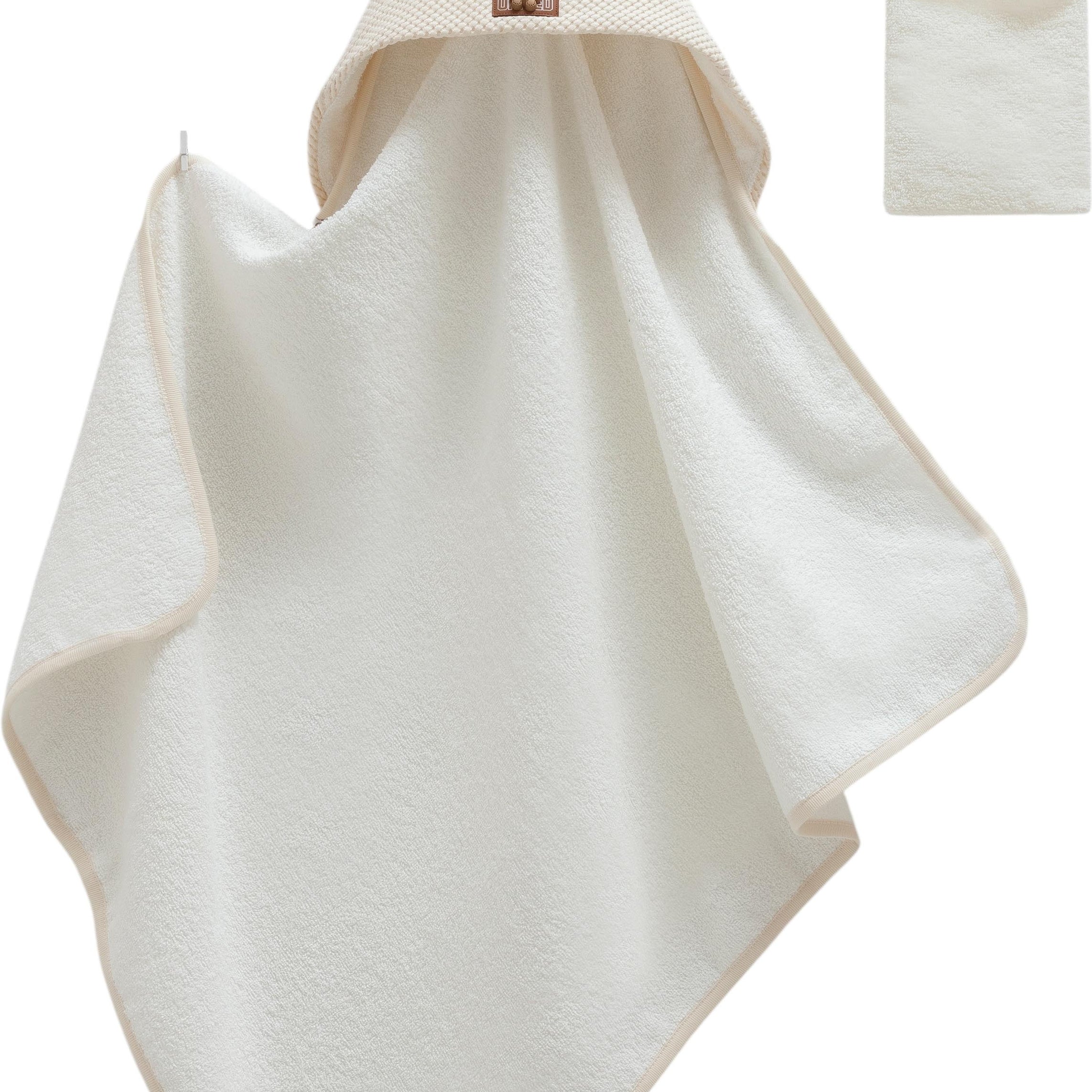 Serviette bébé – Écru – 82x90 cm