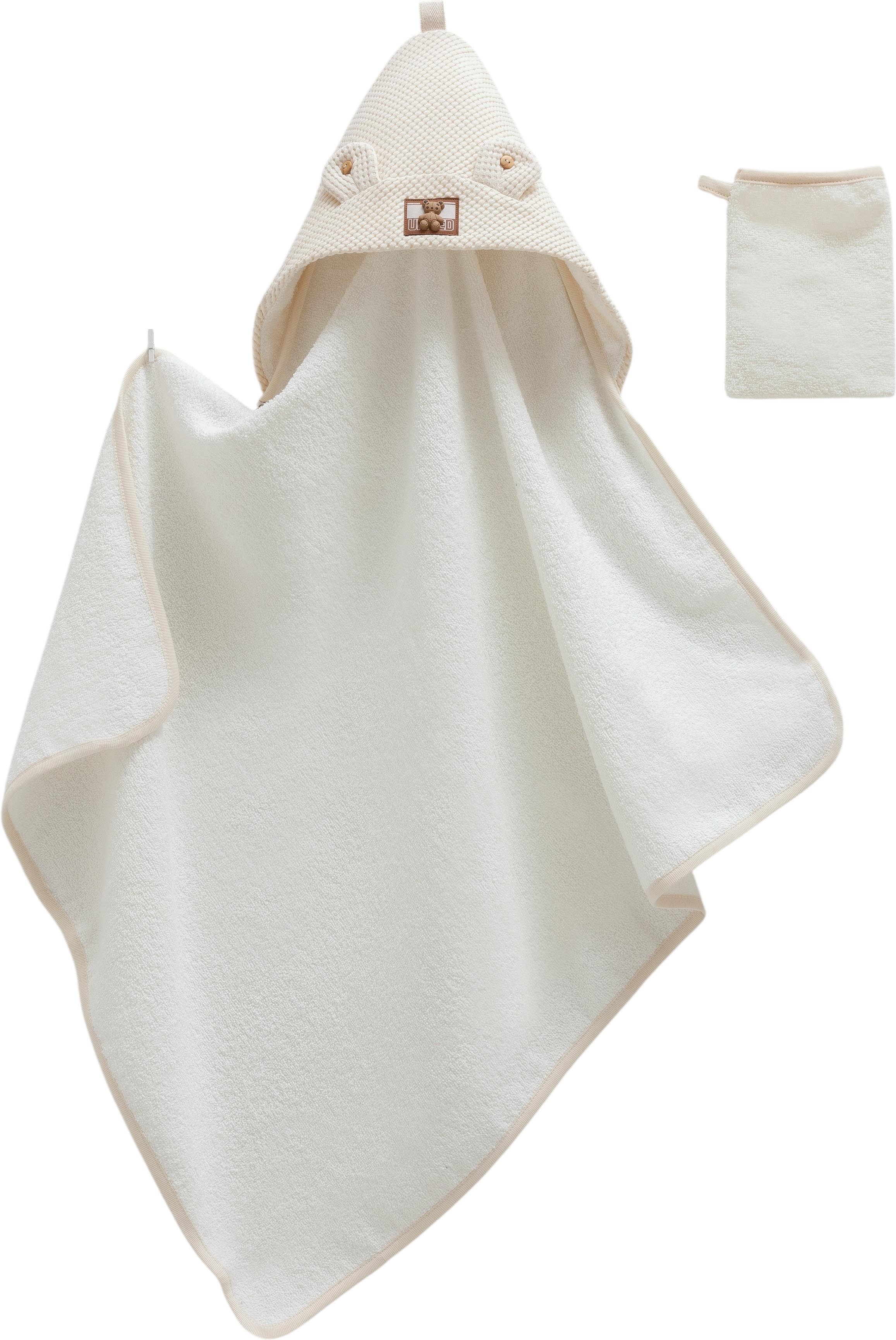 Serviette bébé – Écru – 82x90 cm