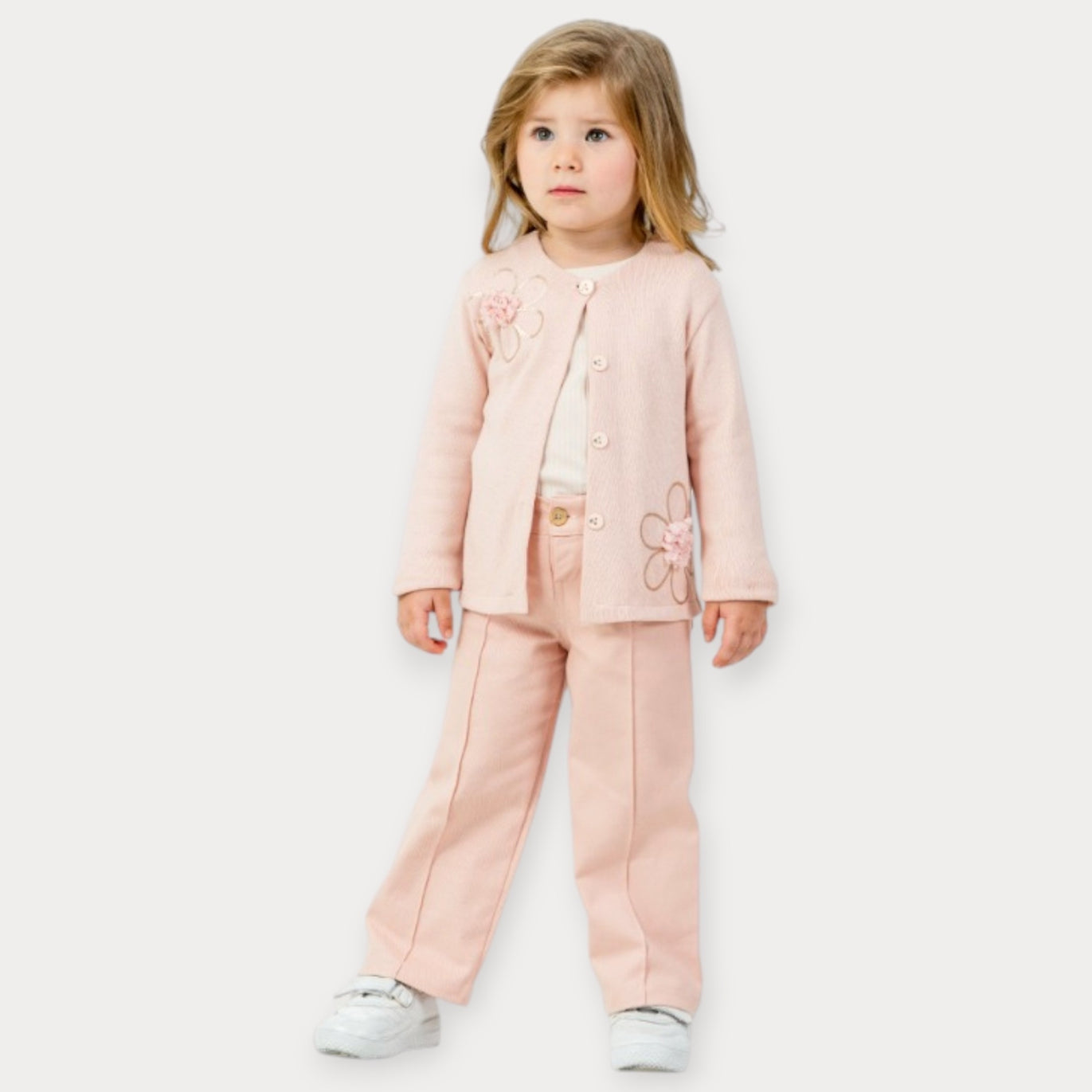 Ensemble 3 pièces rose - Veysi Bebe - Vêtements Filles