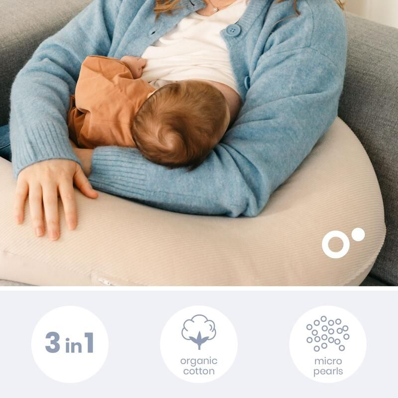 Doomoo Buddy - Coussin de grossesse & d’allaitement en Corduroy Sand