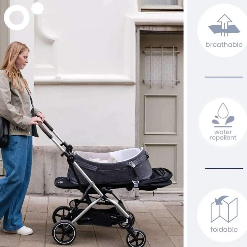 Doomoo Couffin Bébé Nest&Go - Gris - Doomoo - Berceaux pour bébé Maroc -www.babyboss.ma