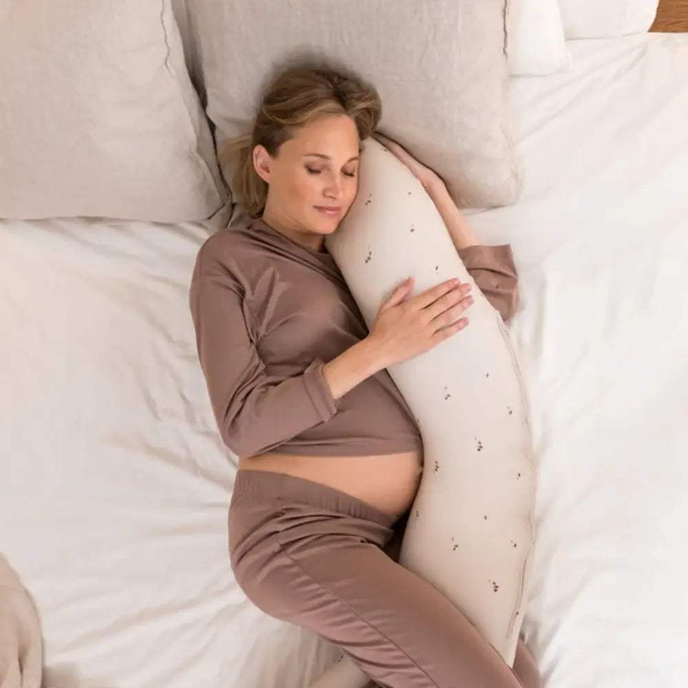 Doomoo Coussin d'Allaitement et Maternité BUDDY Mushrooms - Beige - Doomoo - Coussins de Maternité pour bébé Maroc -www.babyboss.ma