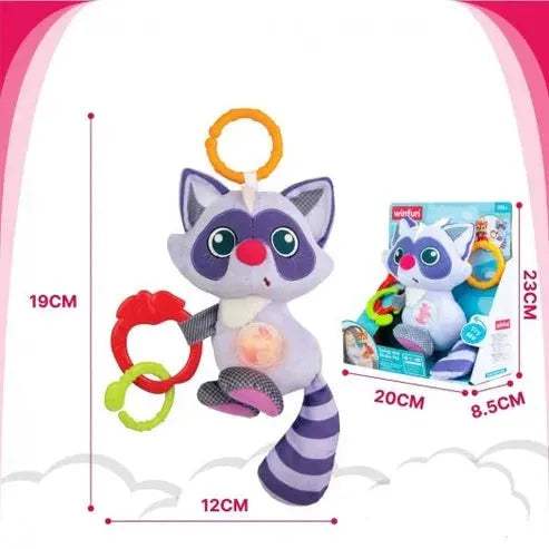 Doudou raton laveur – Winfun - Winfun - Jeux et jouets pour bébé Maroc -www.babyboss.ma