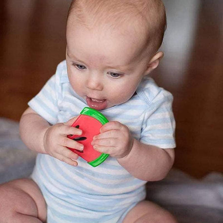 Dr. Brown's Anneau de dentition Apaisant 3M+ - Pastèque - Dr. Brown's - Anneau de dentition pour bébé Maroc -www.babyboss.ma