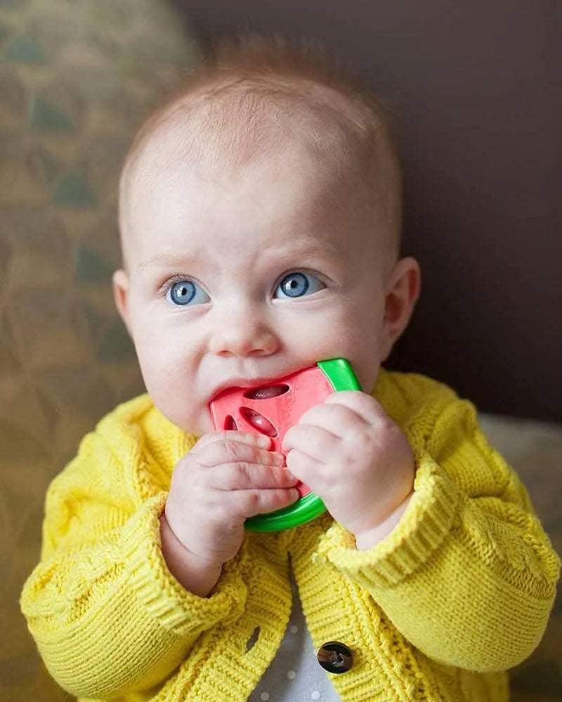 Dr. Brown's Anneau de dentition Apaisant 3M+ - Pastèque - Dr. Brown's - Anneau de dentition pour bébé Maroc -www.babyboss.ma