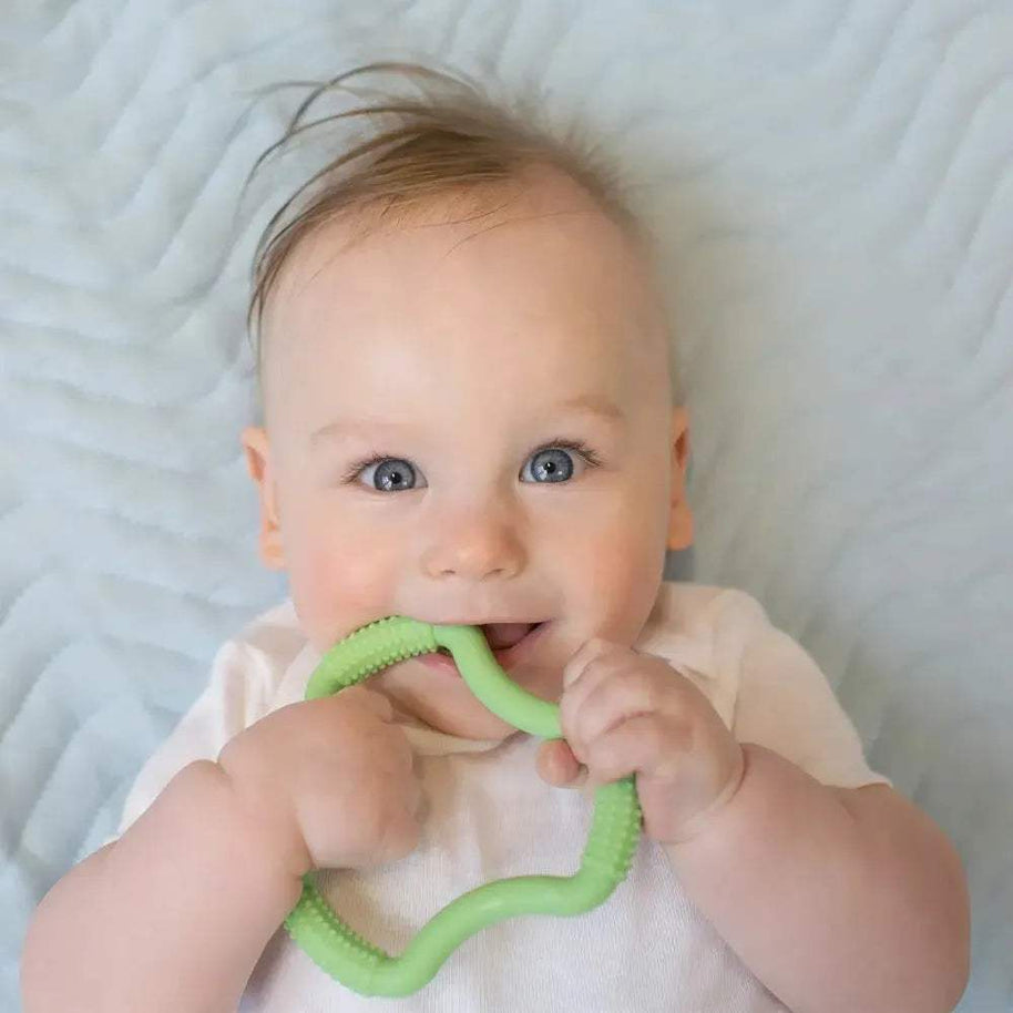 Dr. Brown's Anneau de dentition Flexees 3M+ - Vert - Dr. Brown's - Anneau de dentition pour bébé Maroc -www.babyboss.ma