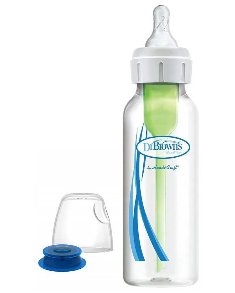 Dr. Brown's Biberon Pour Système d'Alimentation Spécialisé avec Tétine L1 + Valve Supplèmentaire - 250ml - Dr. Brown's - pour bébé maroc