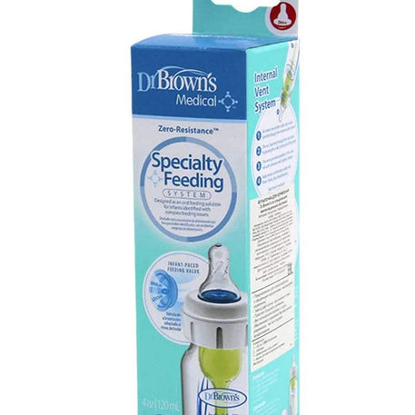Dr. Brown's Biberon Pour Système d'Alimentation Spécialisé avec Tétine L1 + Valve Supplèmentaire - 250ml - Dr. Brown's - Biberon pour bébé Maroc -www.babyboss.ma