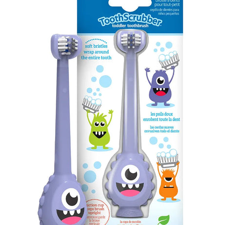 Dr. Brown's Brosse à Dents Monster 1-4A - Mauve - Dr. Brown's - pour bébé maroc