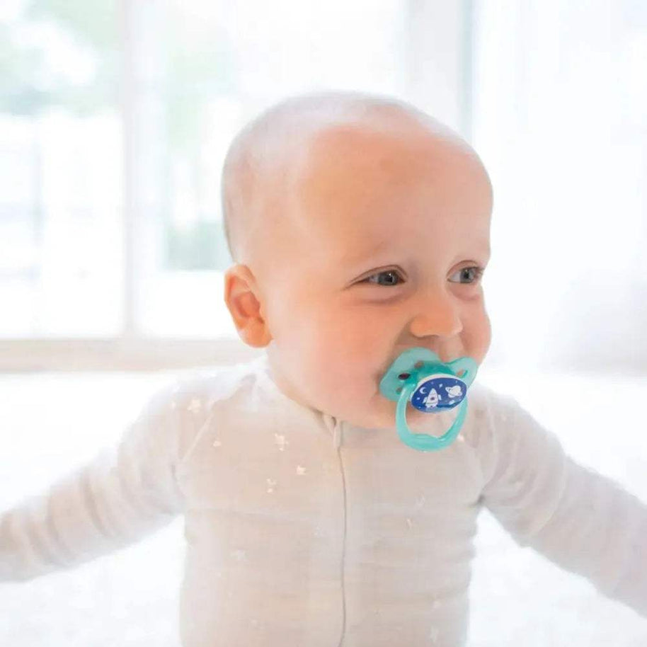 Dr. Brown's Lot de 2 Sucettes Advantage 0-6M - Bleu & Vert - Dr. Brown's - Sucettes pour bébé Maroc -www.babyboss.ma