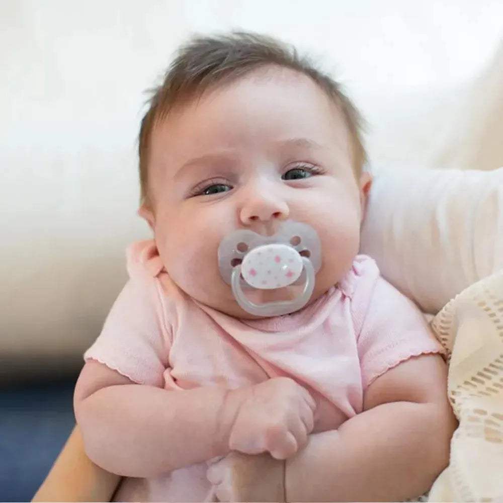 Dr. Brown's Lot de 2 Sucettes Advantage 0-6M - Gris & Rose - Dr. Brown's - Sucettes pour bébé Maroc -www.babyboss.ma