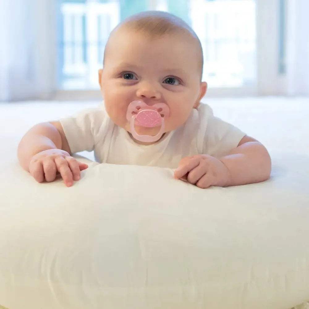 Dr. Brown's Lot de 2 Sucettes Advantage 0-6M - Gris & Rose - Dr. Brown's - Sucettes pour bébé Maroc -www.babyboss.ma