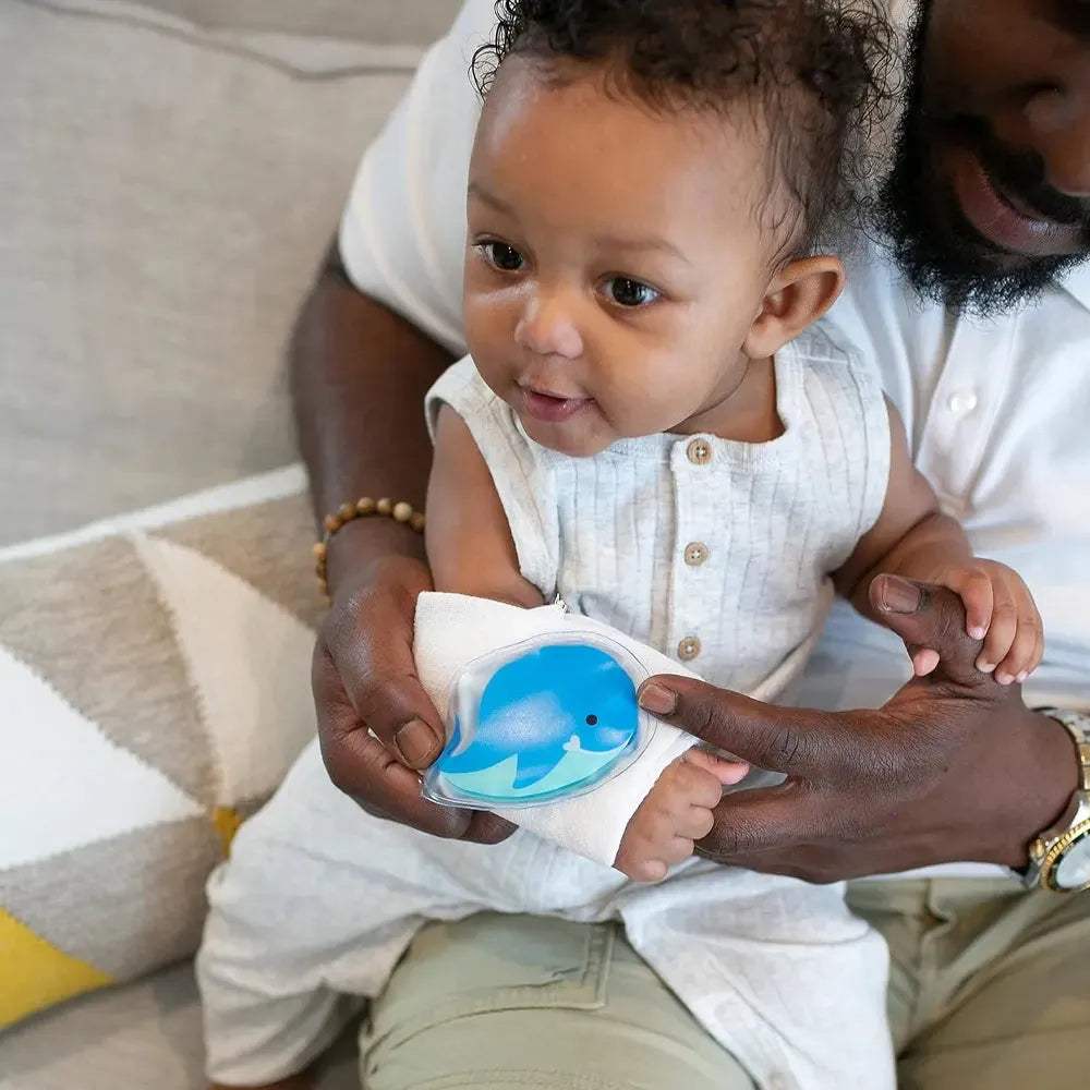 Dr. Brown's Pack de 2 Compresses Froides - Ours & Baleine - Dr. Brown's - Compresses Stériles pour bébé Maroc -www.babyboss.ma