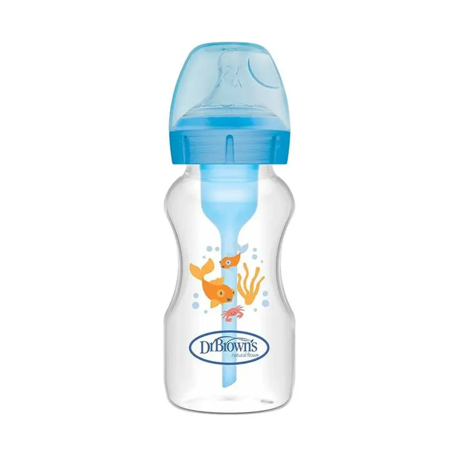 dr._browns_biberon_anti-colique_options_avec_col_large_bleu_270_ml-52074289004855-bebe-babyboss.ma-maroc - Babyboss.ma -bebe-maroc