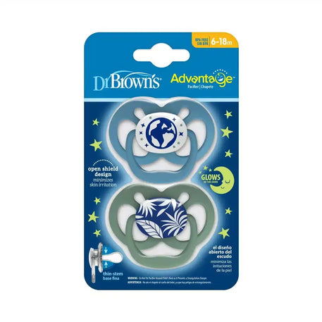 dr._browns_lot_de_2_sucettes_advantage_6-18m_-_bleu_vert-51638380200247-bebe-babyboss.ma-maroc - Babyboss.ma -bebe-maroc