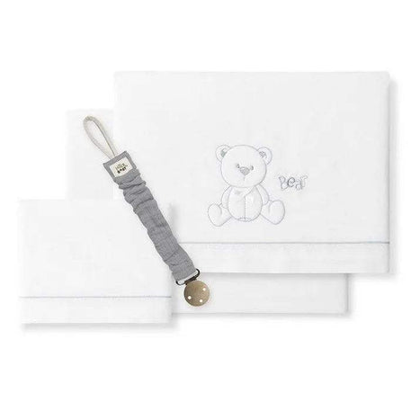 Draps berceau BEAR BOW 100% Coton Interbaby - BABYBOSS sommeil - pour bébé Maroc -www.babyboss.ma