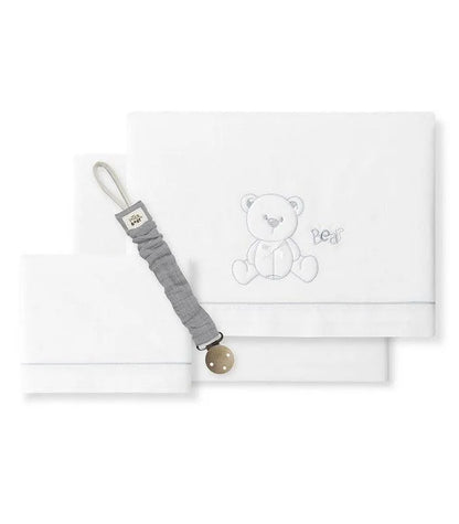 Draps berceau BEAR BOW 100% Coton Interbaby - BABYBOSS sommeil - pour bébé maroc