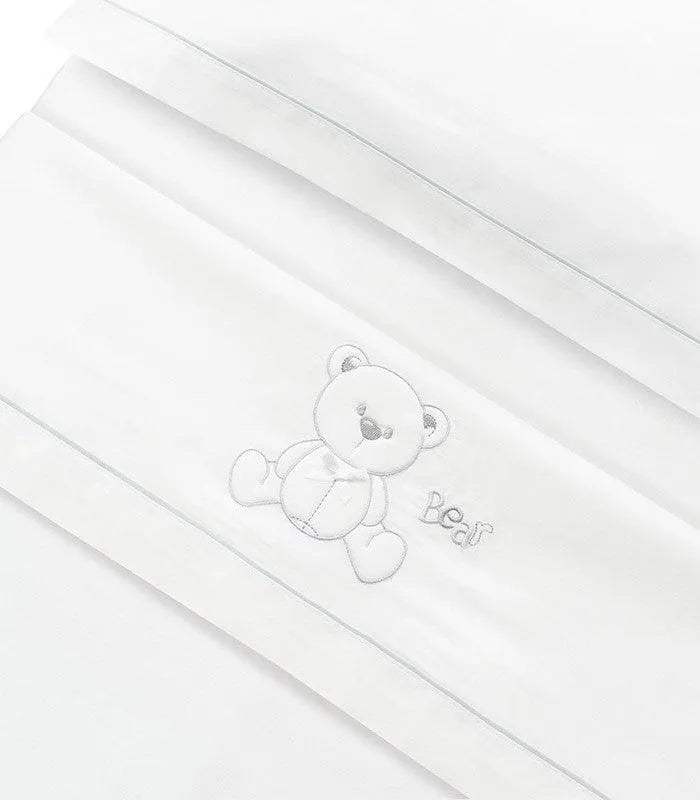 Draps berceau BEAR BOW 100% Coton Interbaby - BABYBOSS sommeil - pour bébé Maroc -www.babyboss.ma