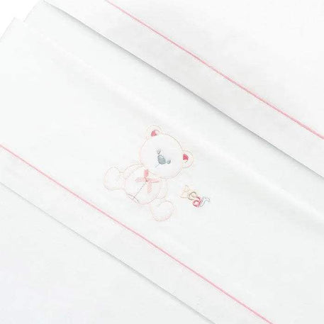 Draps berceau BEAR BOW 100% Coton Interbaby - BABYBOSS sommeil - pour bébé Maroc -www.babyboss.ma