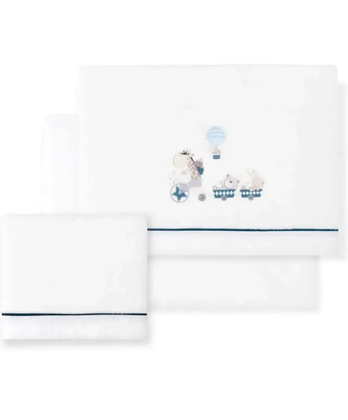 Draps berceau girafe BOW 100% Coton Interbaby - Interbaby - pour bébé Maroc -www.babyboss.ma