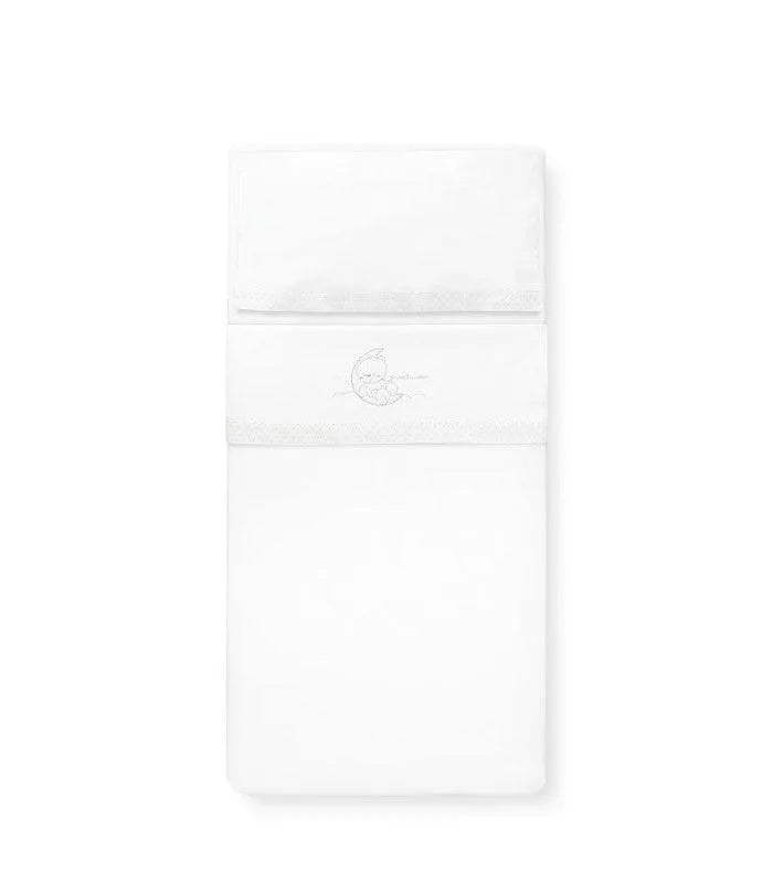 Draps de berceau SWEET MOON 100% Coton Interbaby - Interbaby - pour bébé Maroc -www.babyboss.ma