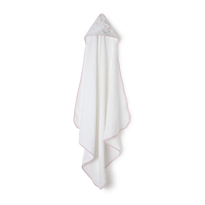 Ensemble Cape de Bain et Dou Dou Bco/Éléphant Rose - Babyboss.ma - Interbaby - pour bébé maroc