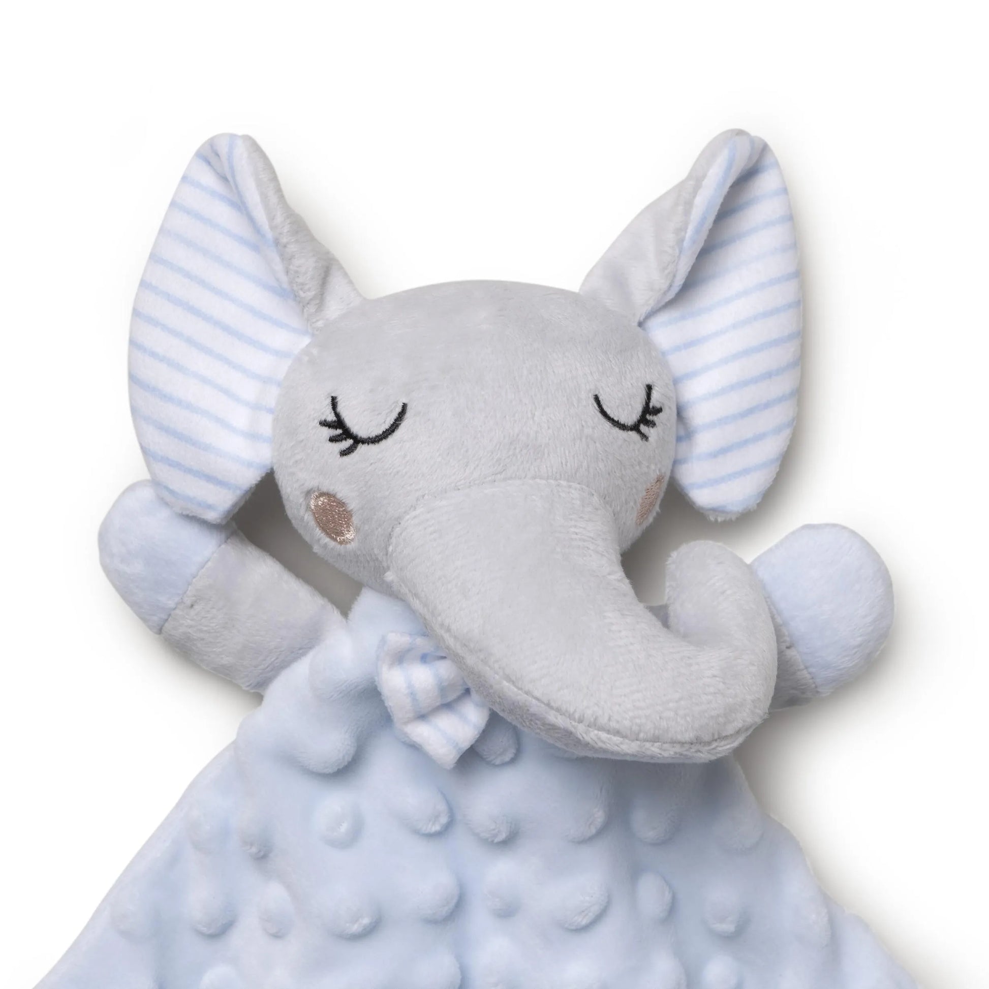 Ensemble Cape de Bain et Dou Dou Éléphant Bco/Bleu - Babyboss.ma - Interbaby - pour bébé maroc