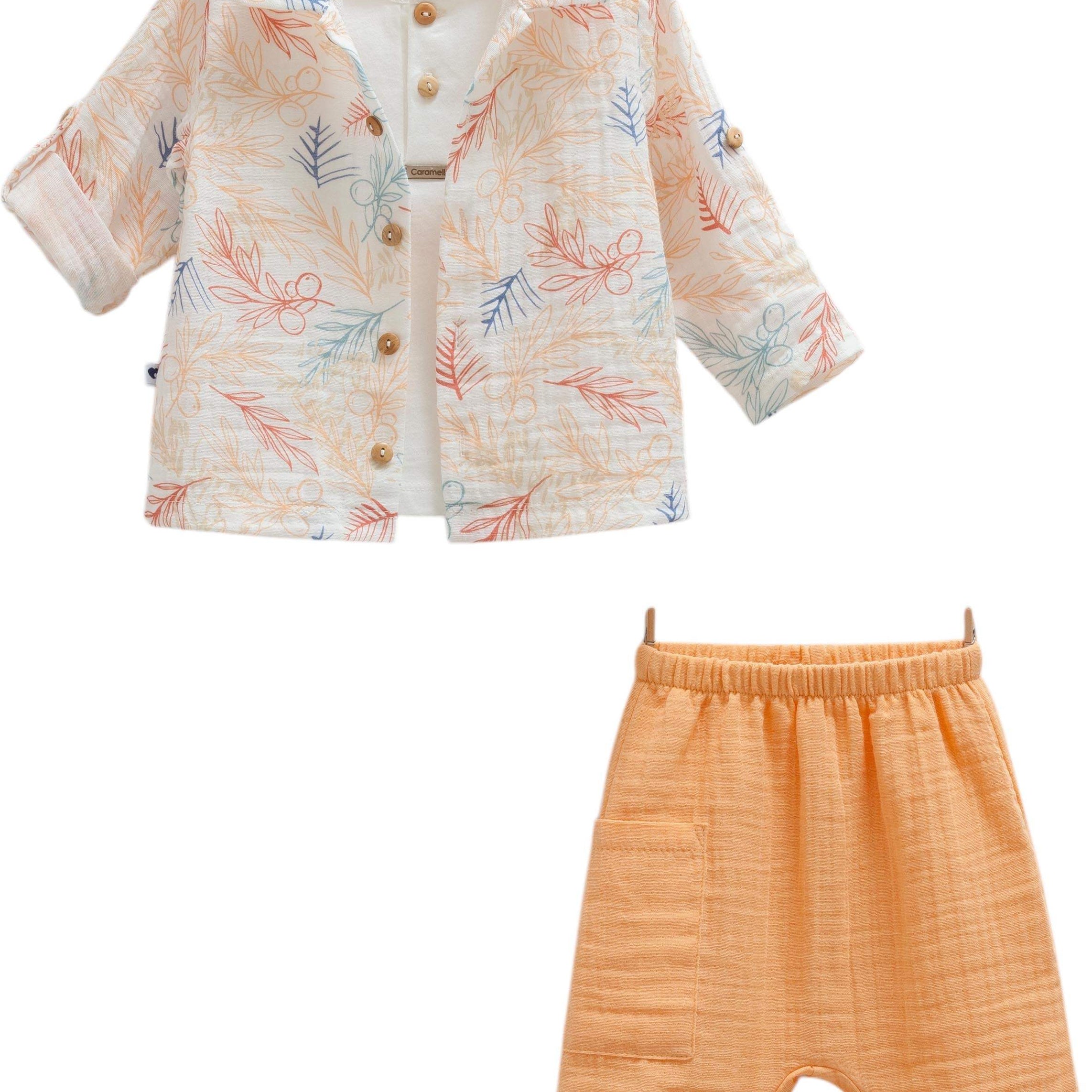 ensemble_3_pices_orange-49621475557687-bebe-babyboss.ma-maroc - Babyboss.ma -bebe-maroc