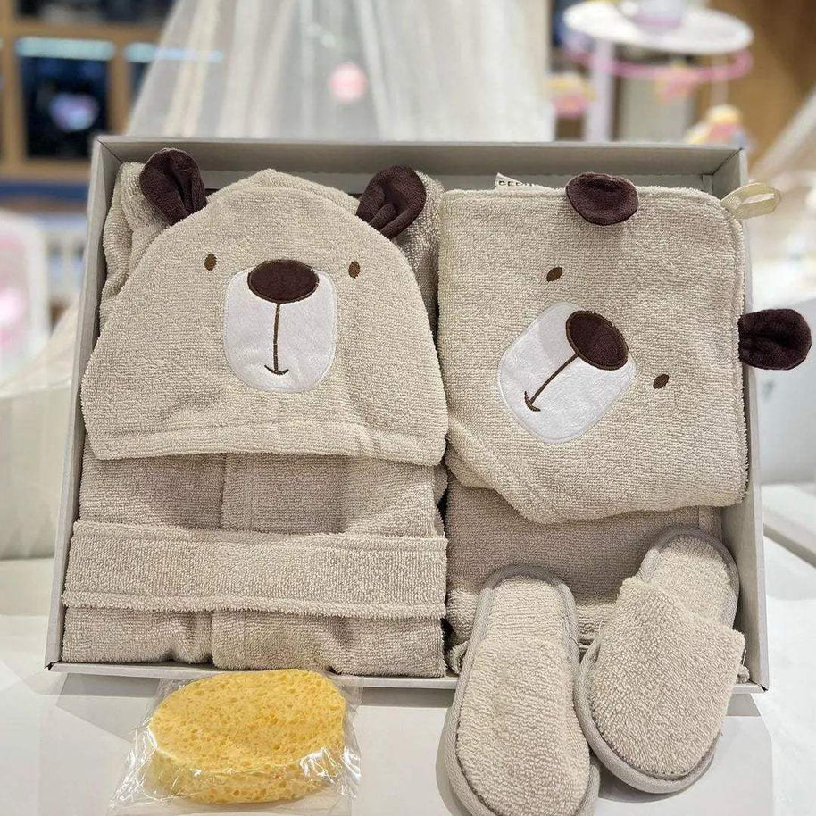 ensemble-sortie-de-bain-pour-bebe-motif-panda-bebitof-babyboss-ma-bebitof-pour-bebe-maroc - Babyboss.ma -bebe-maroc