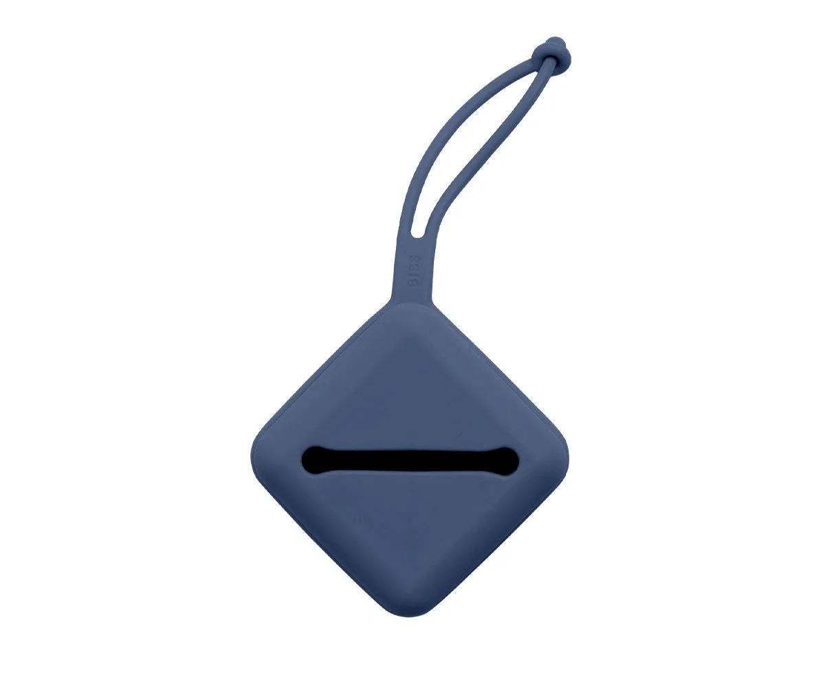 Étui à sucette BIBS steel bleu - Bibs - pour bébé Maroc -www.babyboss.ma