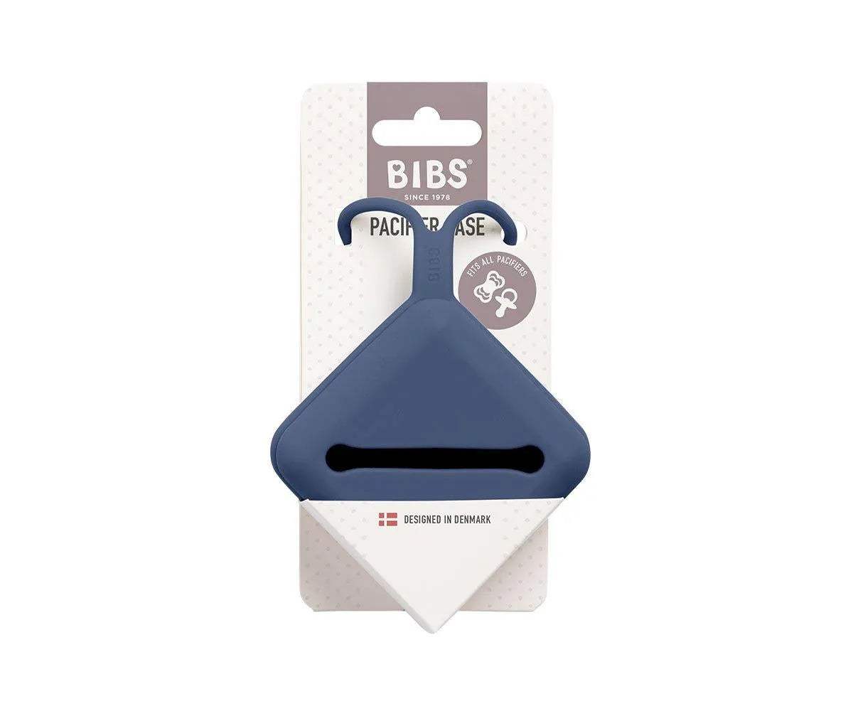 Étui à sucette BIBS steel bleu - Bibs - pour bébé Maroc -www.babyboss.ma