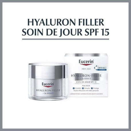 EUCERIN HYALURON FILLER 3x EFFECT Soin De Jour 50 Ml pack promo + PHOTOAGING CONTROL SPF50 50ML OFFERT - Eucerin - pour bébé Maroc -www.babyboss.ma