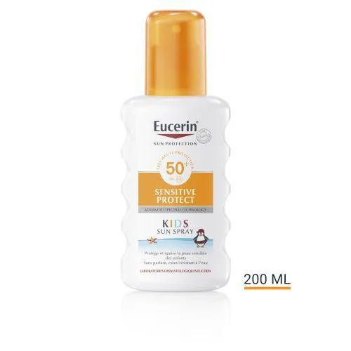 Eucerin Sun Protection Sensitive Protect Kids SPF50+ Spray -200 ml - Babyboss.ma - Eucerin - pour bébé maroc