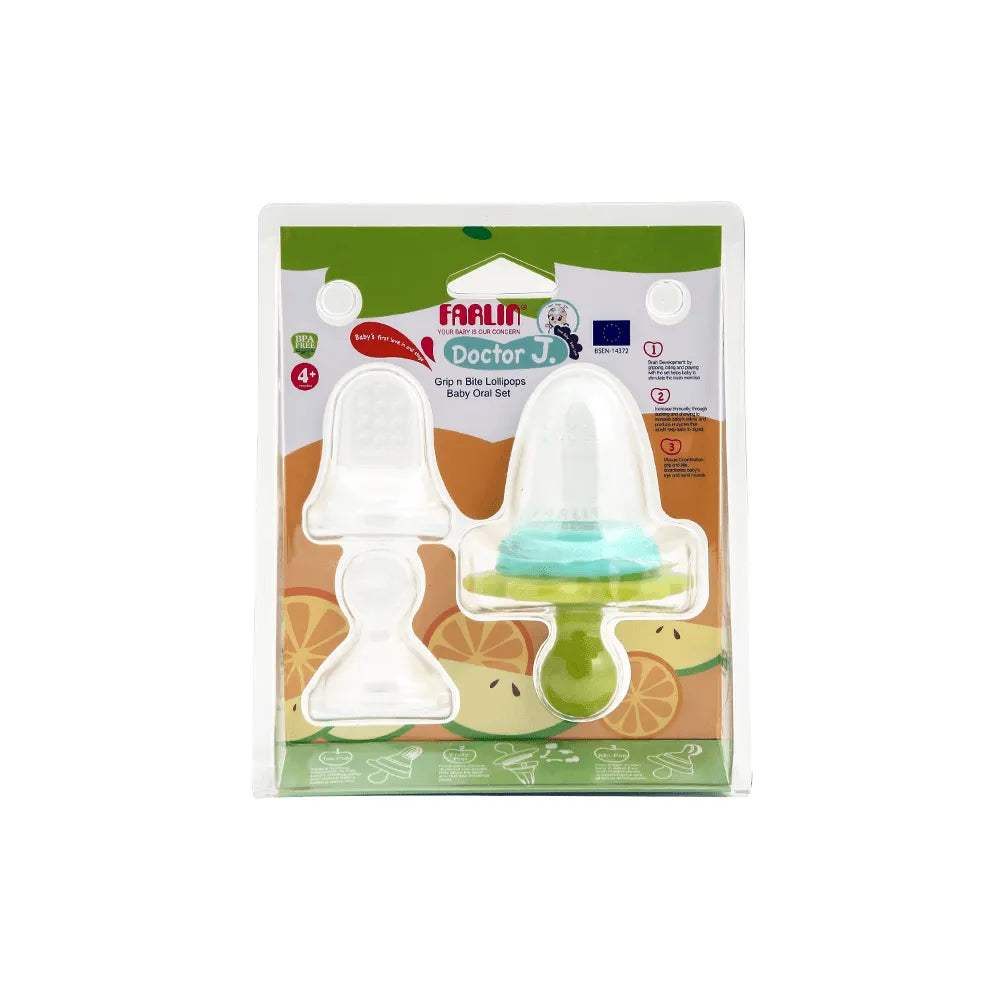 Farlin grip bite lollipops baby oral set - farlin - pour bébé Maroc -www.babyboss.ma