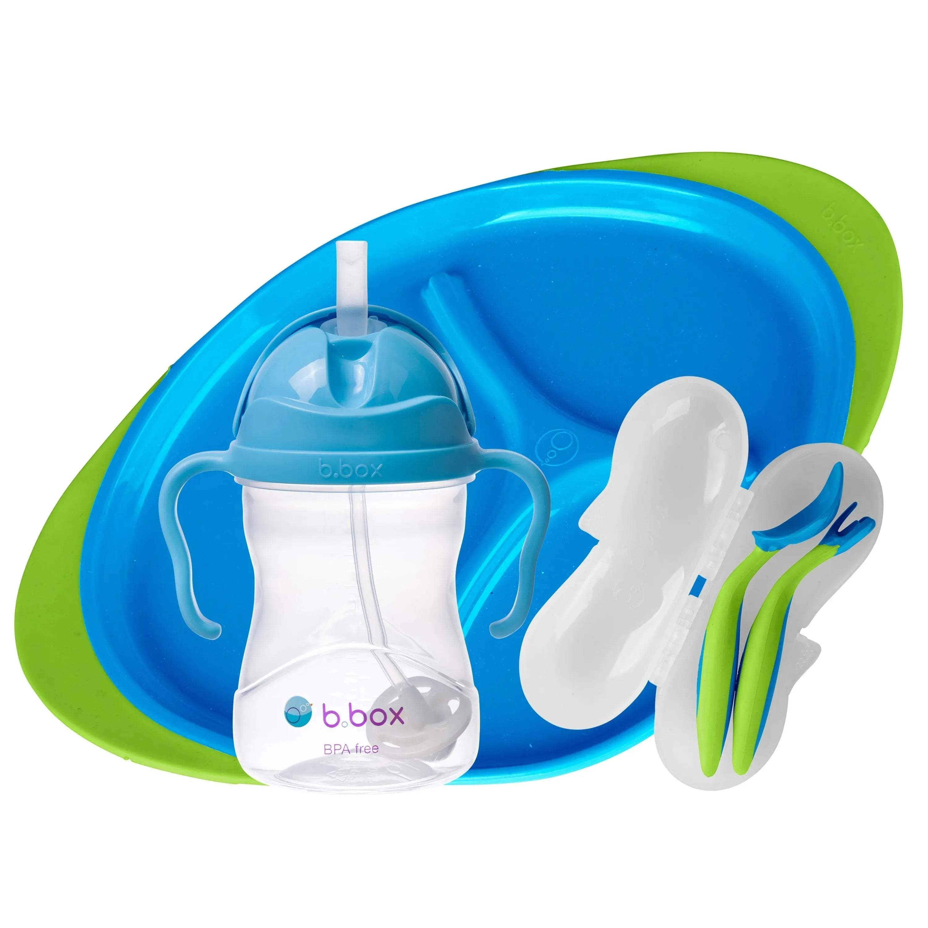 feeding set - ocean breeze - BBOX USA - pour bébé Maroc -www.babyboss.ma