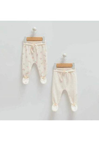 Lot de 2 Pantalons bébé - Caramell - caramell - Pantalon pour bébé Maroc -www.babyboss.ma