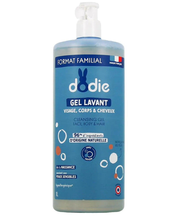 Gel Lavant 3en1 Flacon Pompe Dodie - 1L - Dodie - pour bébé maroc