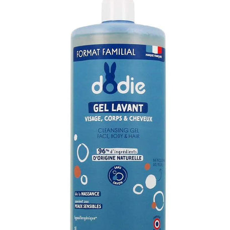 Gel Lavant 3en1 Flacon Pompe Dodie - 1L - Dodie - Gels Douche - Babyboss.ma