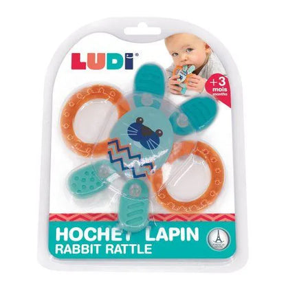 Hochet Lapin LUDI - Babyboss.ma - Ludi - pour bébé maroc