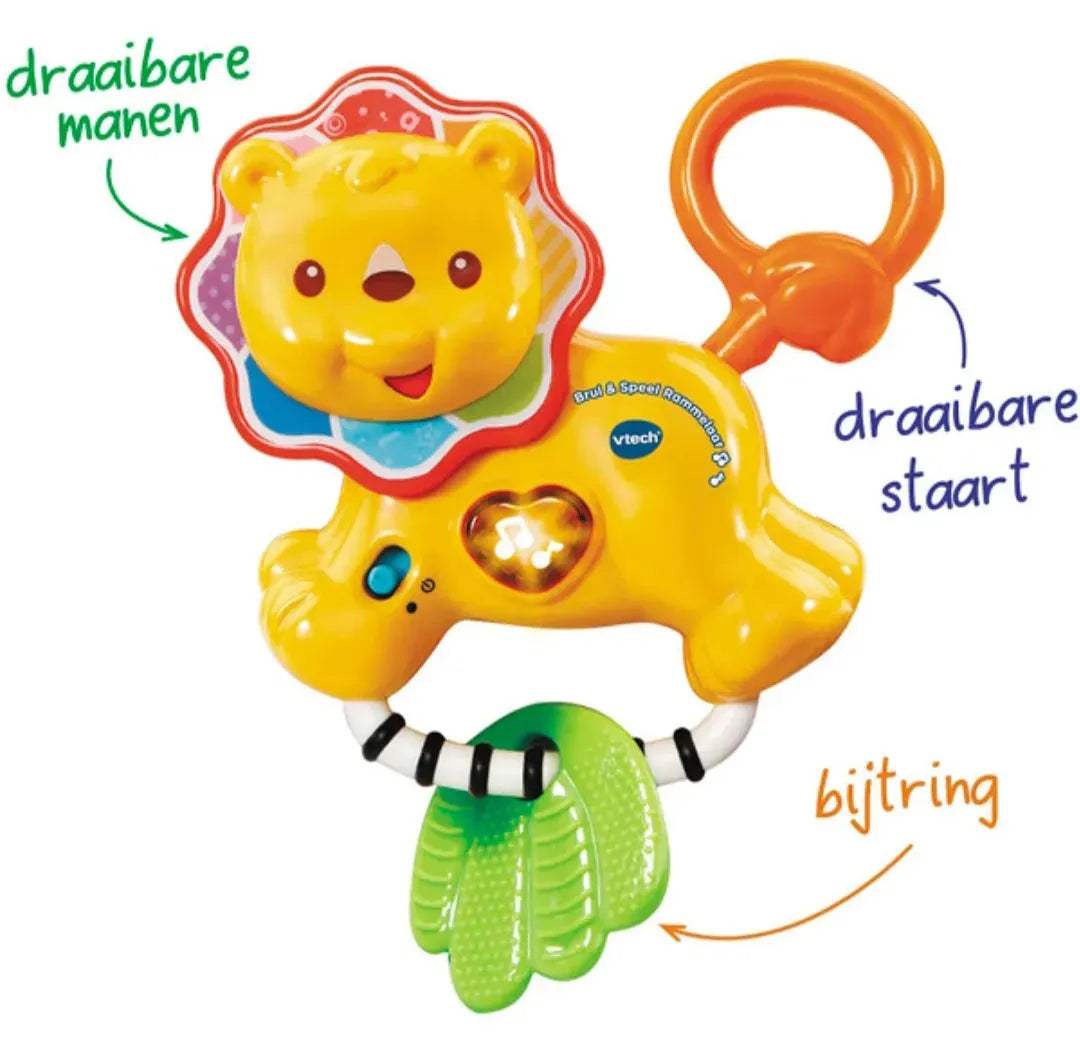 Hochet rugissant et jouant - Vtech - Vtech - Hochets pour bébé Maroc -www.babyboss.ma