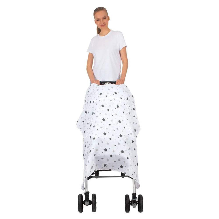 Housse de poussette en mousseline - sevibebe - pour bébé Maroc -www.babyboss.ma