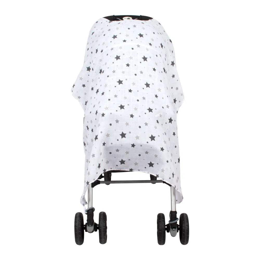 Housse de poussette en mousseline - sevibebe - pour bébé Maroc -www.babyboss.ma