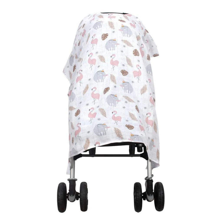 Housse de poussette en mousseline - sevibebe - pour bébé Maroc -www.babyboss.ma
