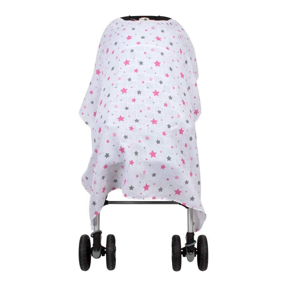 Housse de poussette en mousseline - sevibebe - pour bébé Maroc -www.babyboss.ma