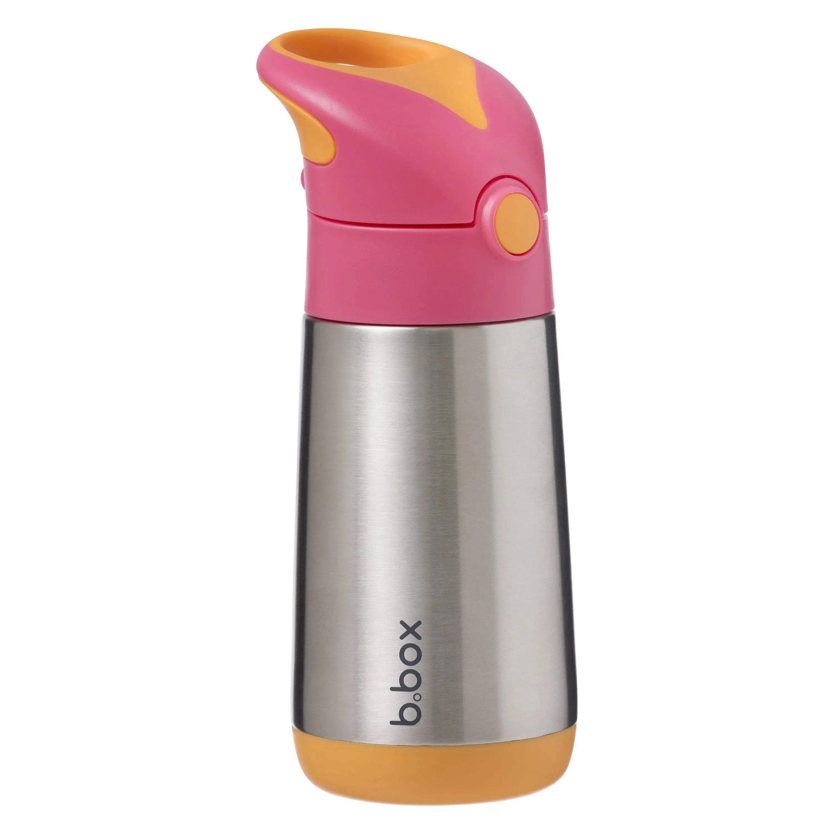 Gourde isotherme à paille B.box 350ml - strawberry shake - BBOX USA - Insulated water bottles pour bébé Maroc -www.babyboss.ma