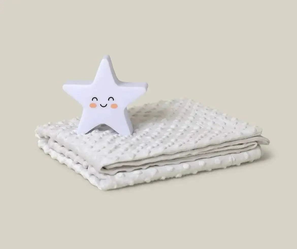 Interbaby Coffret de Couverture Bébé à bulles gris et veilleuse - Interbaby - pour bébé Maroc -www.babyboss.ma