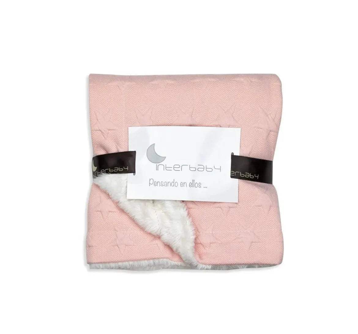 Interbaby Couverture Etoile junior 80 x 110 cm polaire rose - Interbaby - pour bébé Maroc -www.babyboss.ma