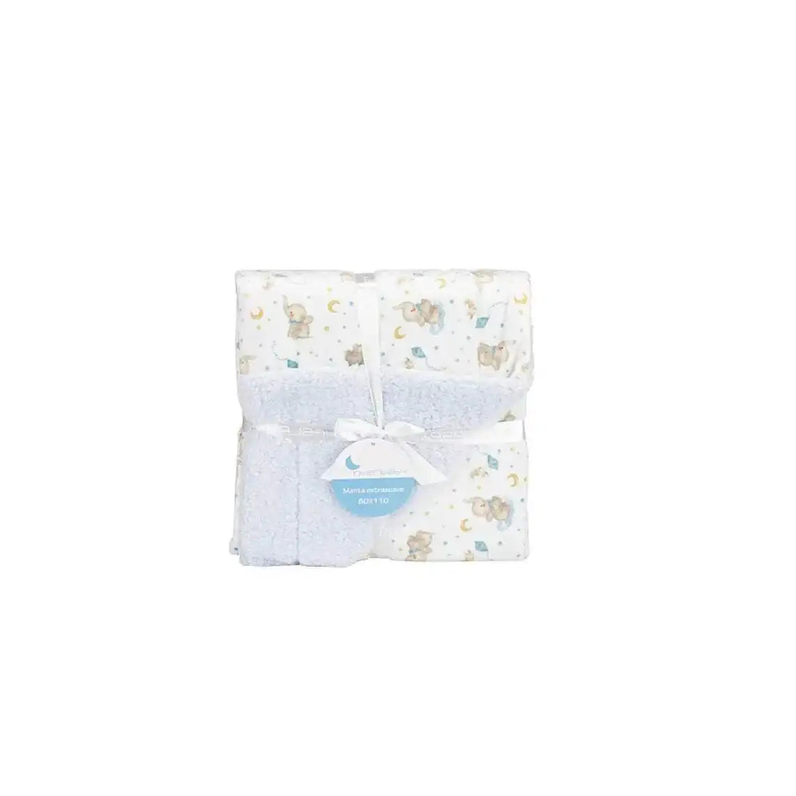 Interbaby couverture junior bulles 80 x 110 cm bleu - Interbaby - pour bébé Maroc -www.babyboss.ma